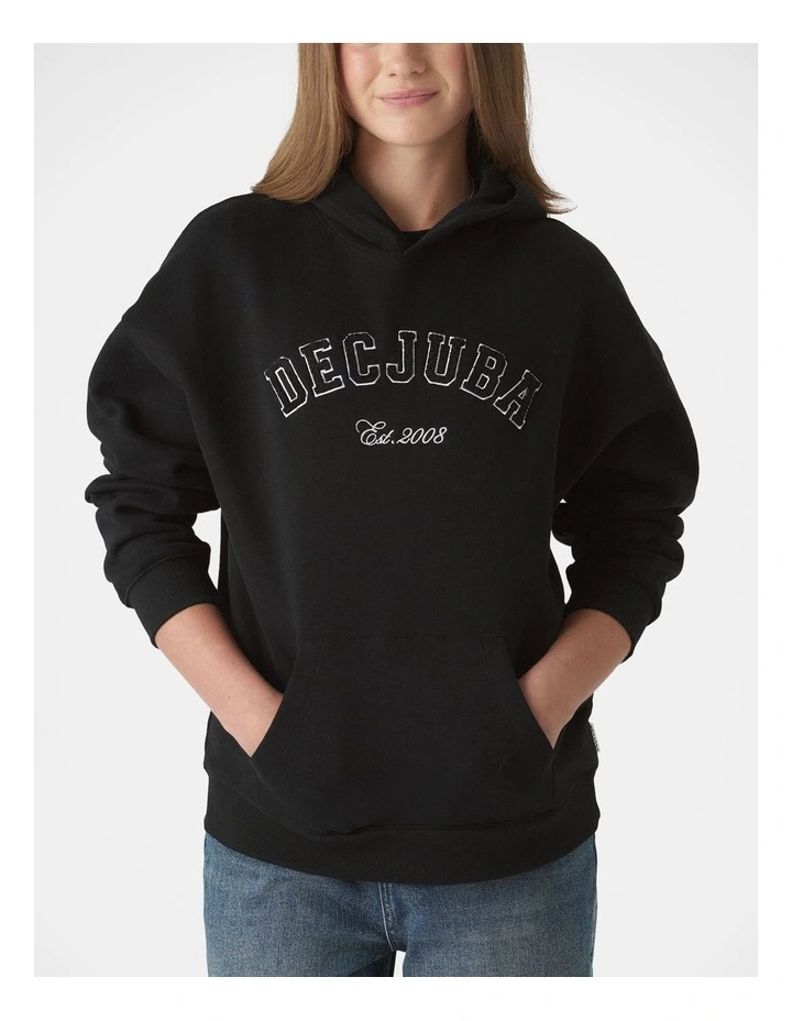 Oversized Hoodie in Black image 3