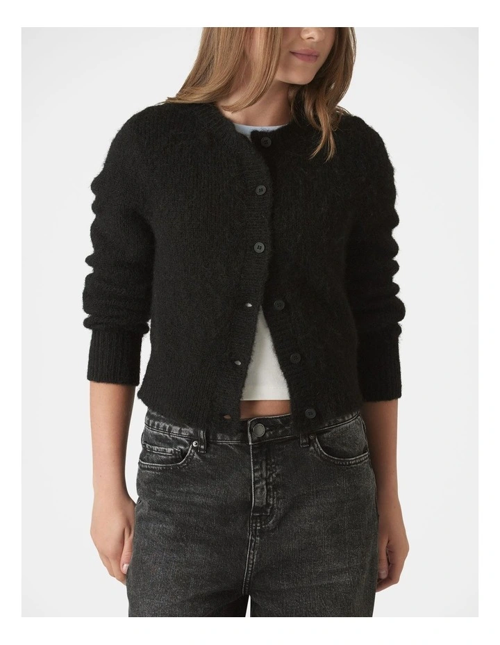 Girls Mia Fluffy Cardigan image 3