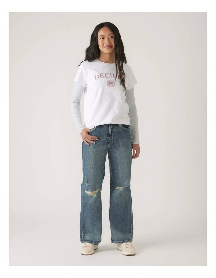 Heritage Tee in White image 1