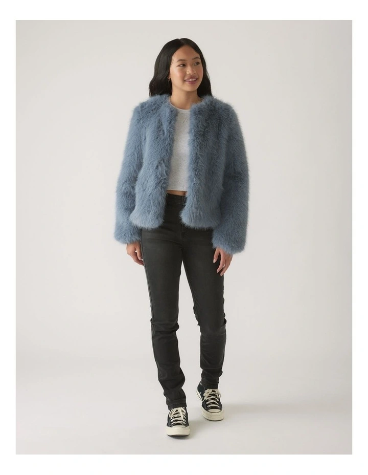 Girls Natasha Faux Fur Jacket image 1