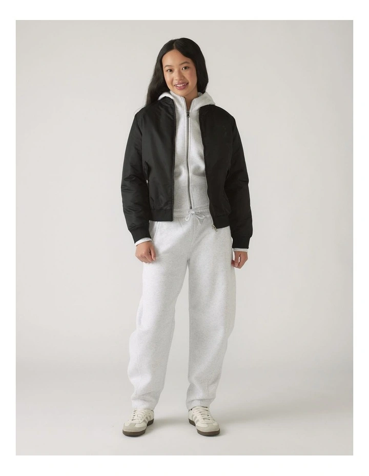 Barrel Leg Track Pant in Grey image 1