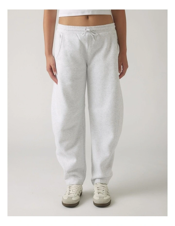 Barrel Leg Track Pant in Grey image 3