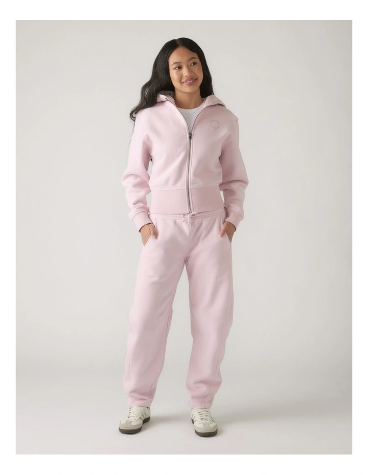 Barrel Leg Track Pant in Pink image 1