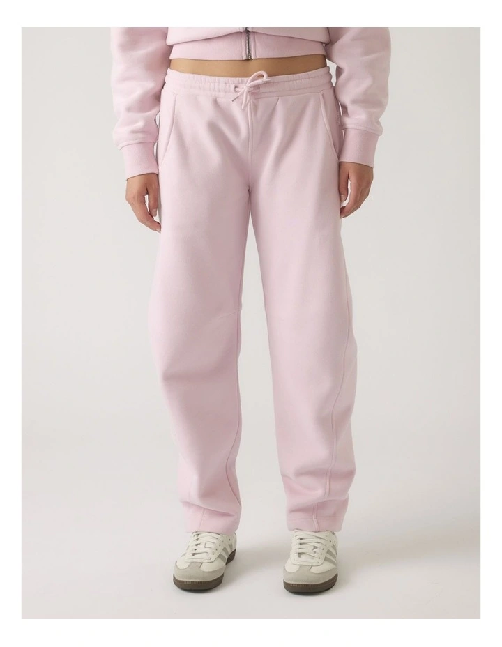 Barrel Leg Track Pant in Pink image 3
