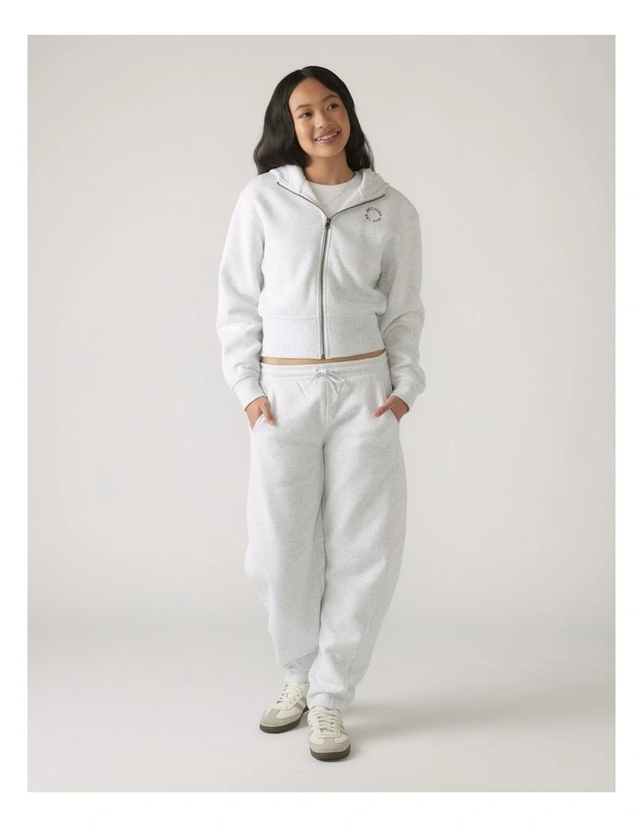 Girls Cropped Zip Hoodie image 1
