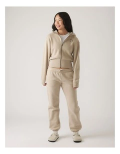 Girls Cropped Zip Hoodie