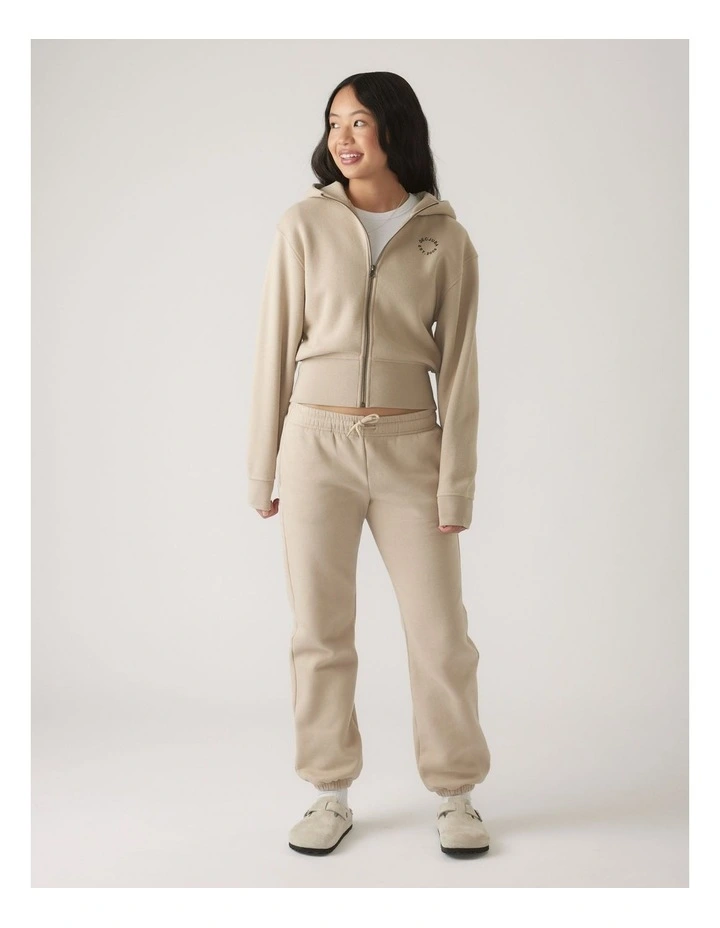 Girls Cropped Zip Hoodie image 1