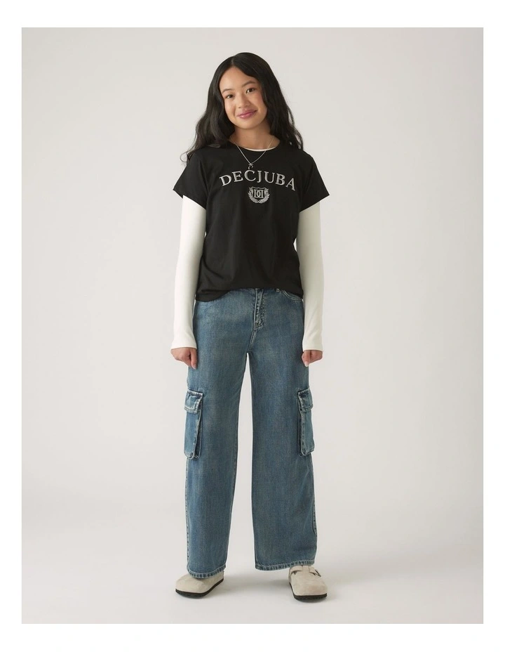 Heritage Tee in Black image 1