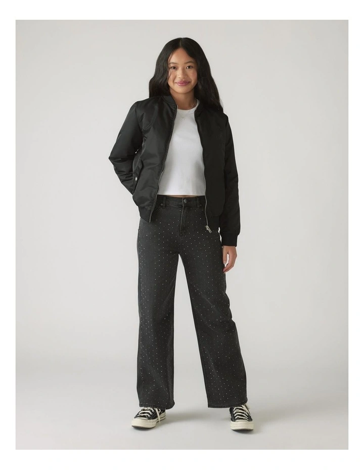 Hailey Extra Long Jeans in Black image 1