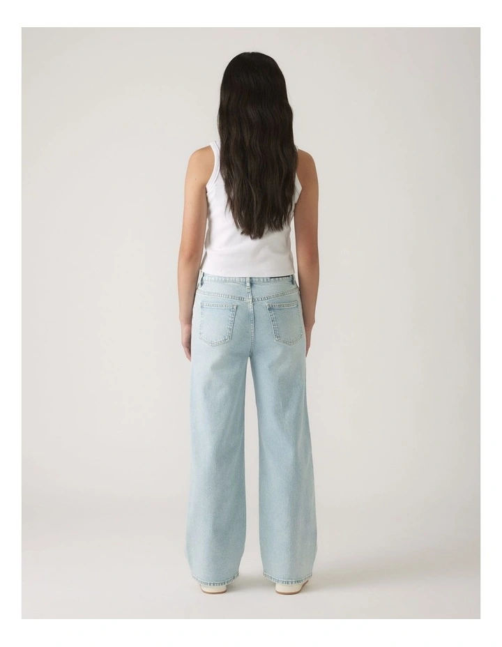 Hailey Extra Long Jeans in Blue image 2