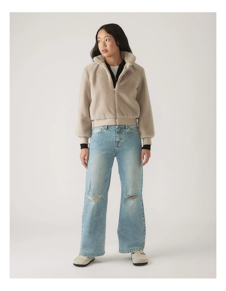 Gigi Baggy Ripped Jean in Brooklyn Blue image 1