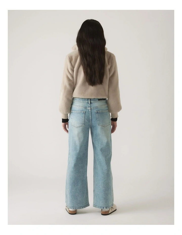 Gigi Baggy Ripped Jean in Brooklyn Blue image 2