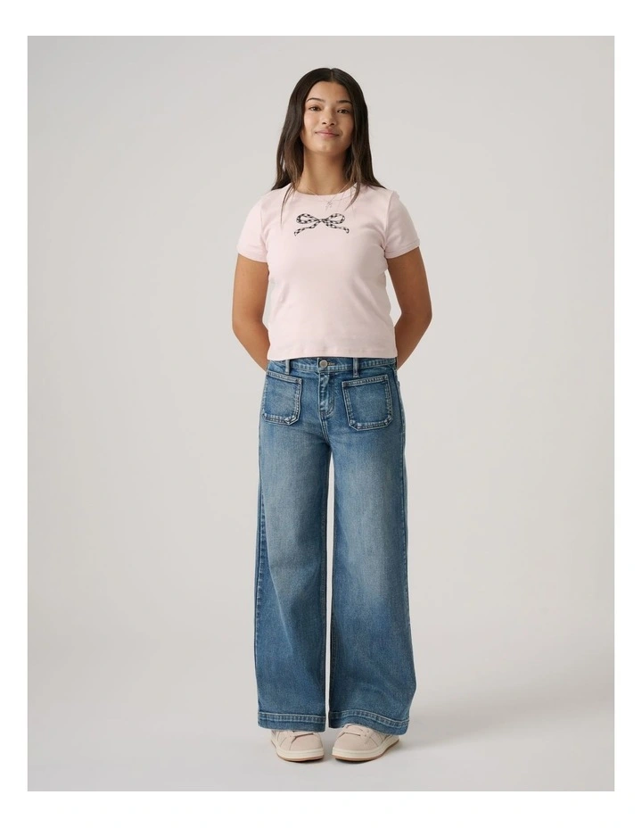 Girls Ricki Wide Leg Jean image 1