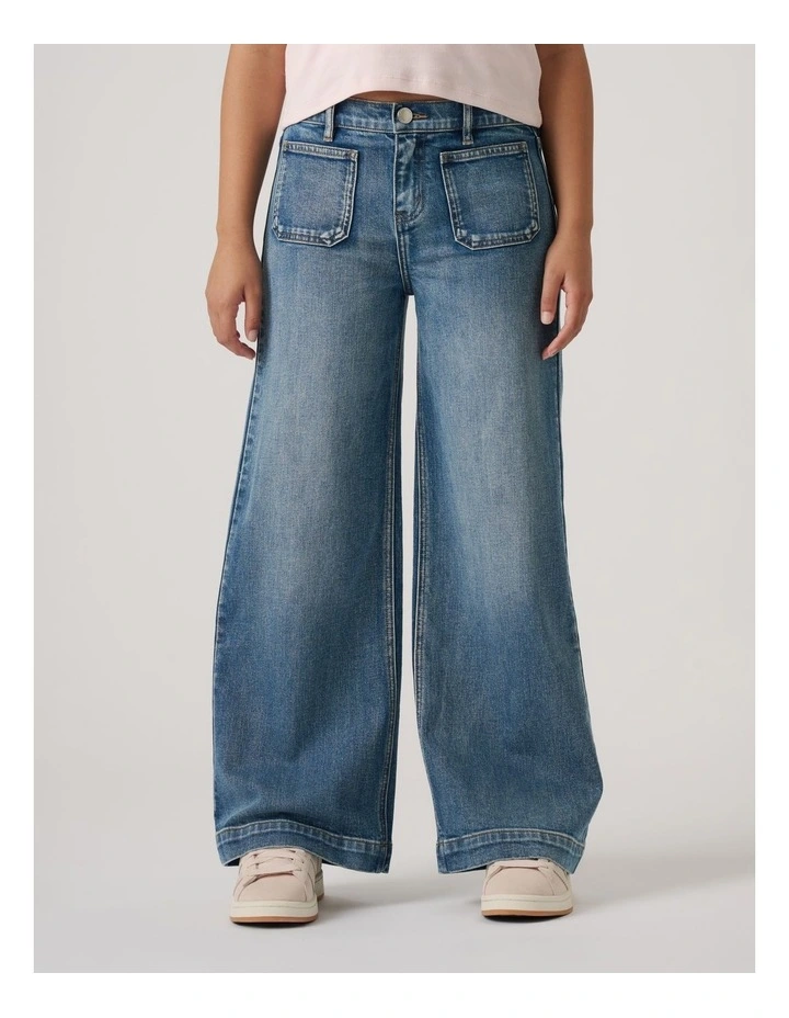 Girls Ricki Wide Leg Jean image 3