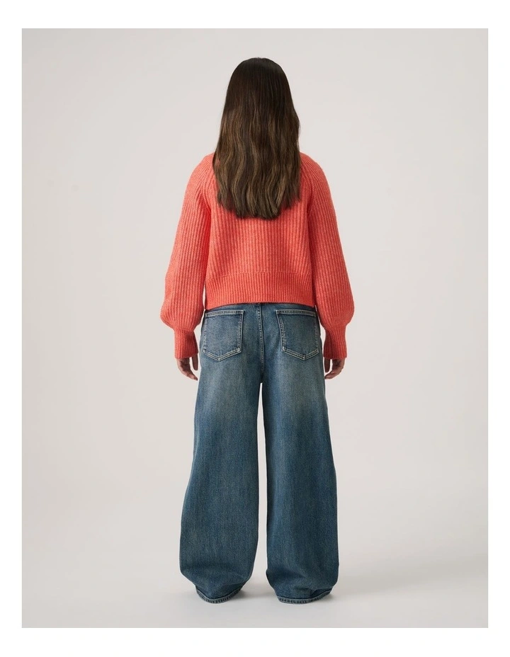 Girls Cleo Button Cardigan image 2