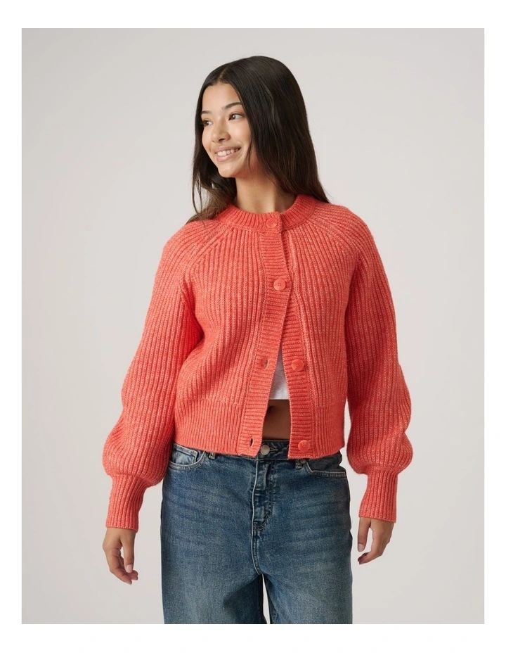 Girls Cleo Button Cardigan image 3