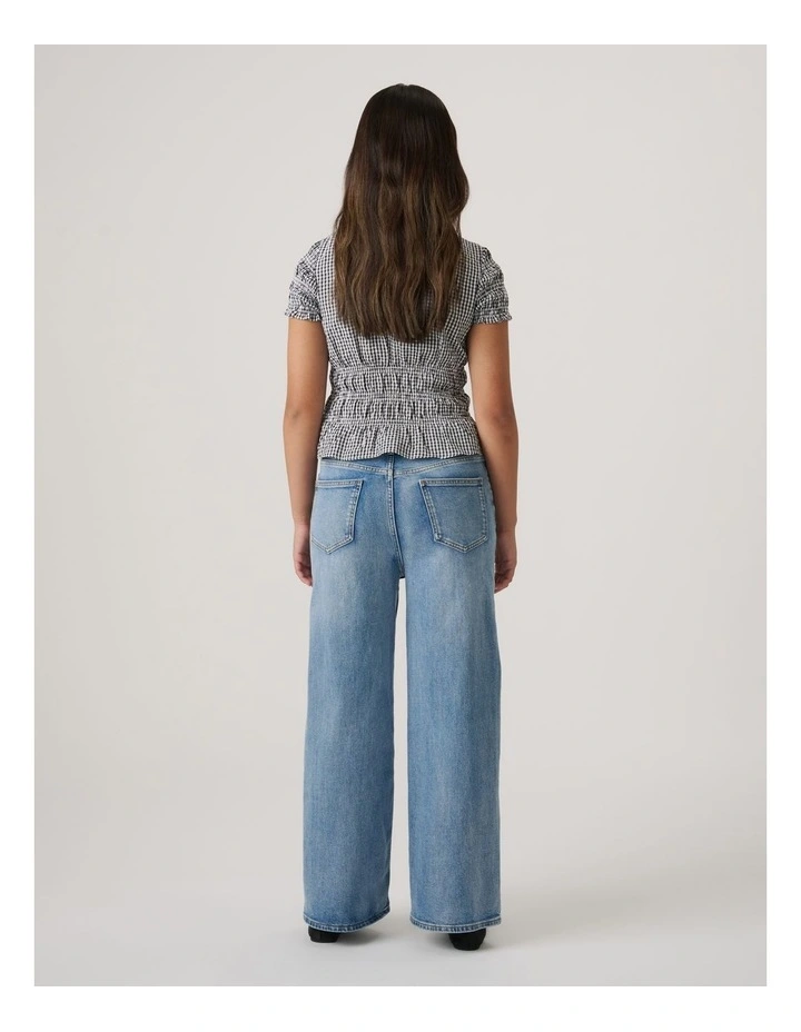 Girls Alana Gingham Top image 2