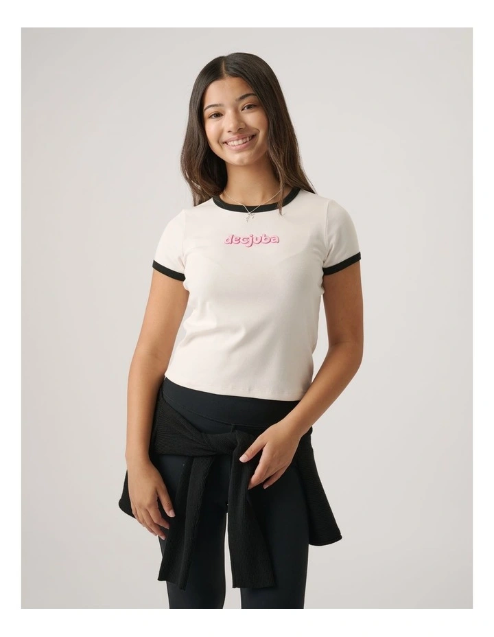 Girls Decjuba Cropped Tee image 3
