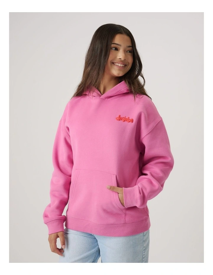 Girls Decjuba Oversized Hoodie image 3