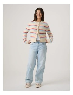 Girls Mia Cropped Cardigan