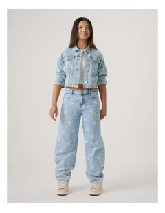 Girls Hazel Barrel Leg Jean
