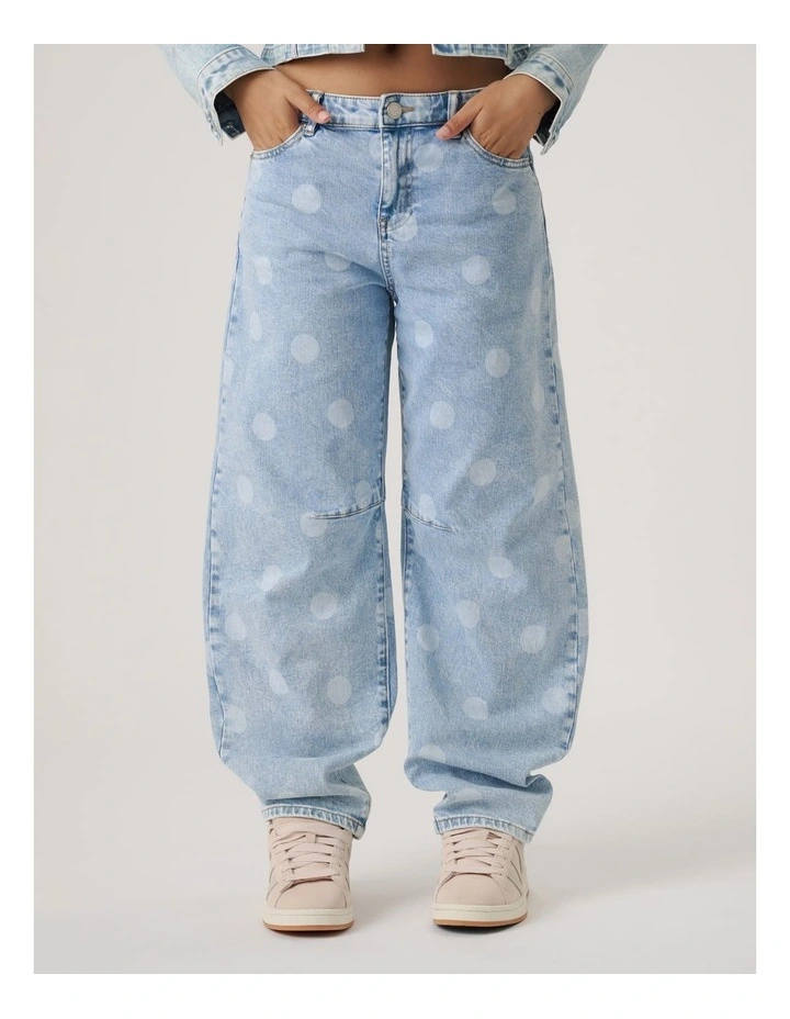 Girls Hazel Barrel Leg Jean image 3