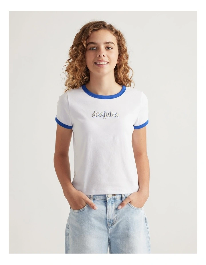 Girls Decjuba Cropped Tee image 3