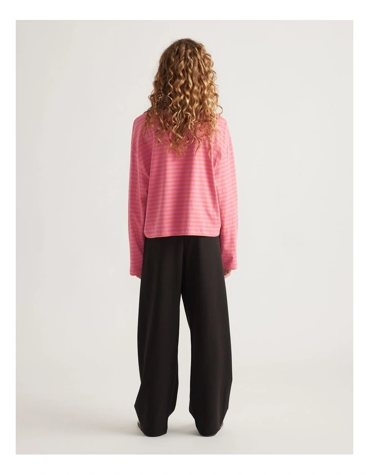 Girls Long Sleeve Boxy Tee image 2