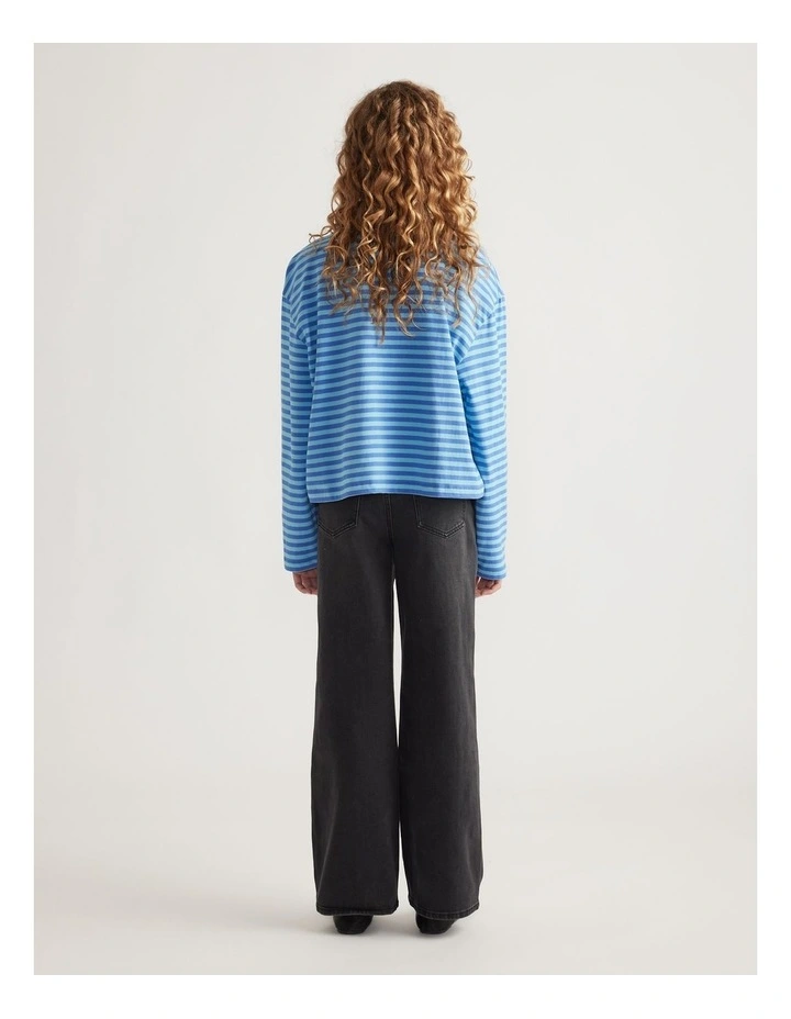Girls Long Sleeve Boxy Tee image 2
