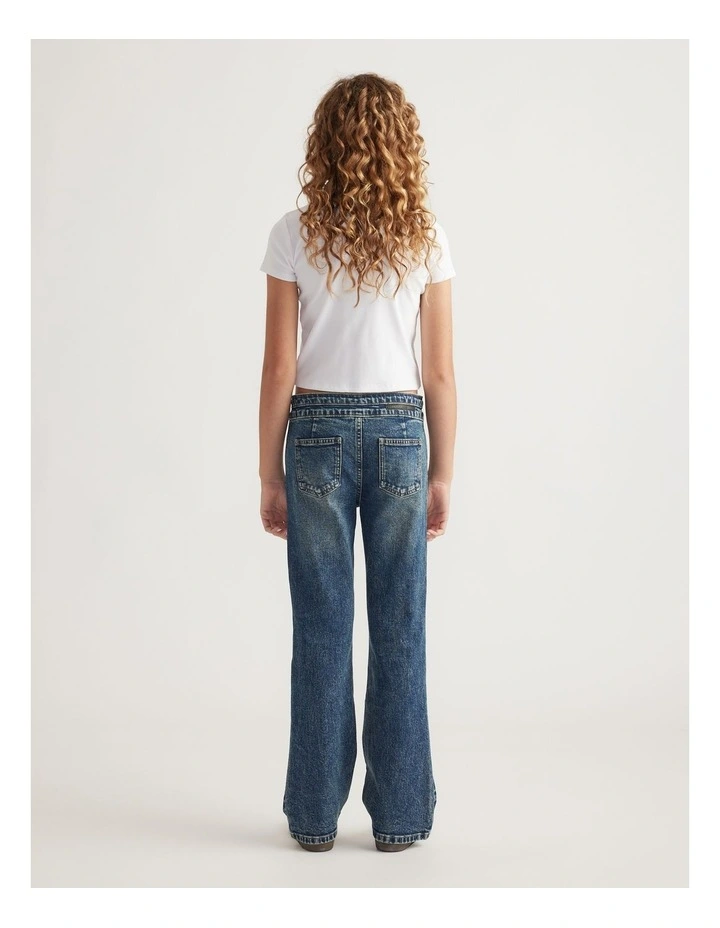 Girls Zoe Lowrise Bootcut Jean image 2