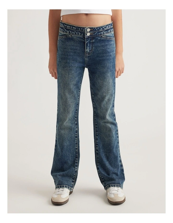 Girls Zoe Lowrise Bootcut Jean image 3