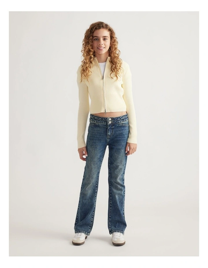 Girls Matilda Zip Up Knit image 1