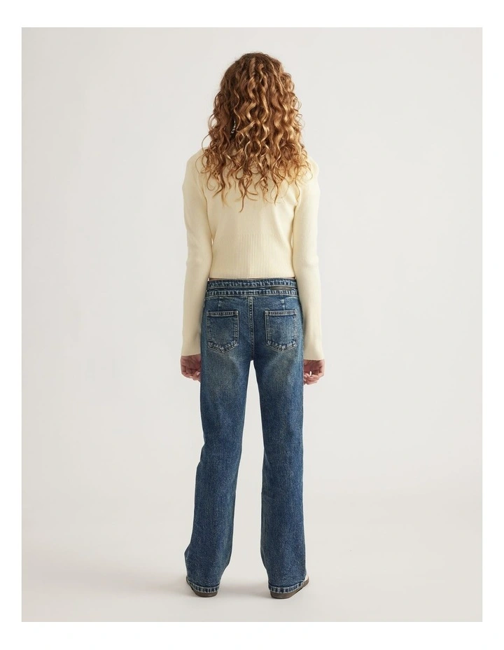 Girls Matilda Zip Up Knit image 2