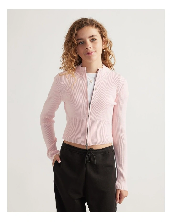 Girls Matilda Zip Up Knit image 3