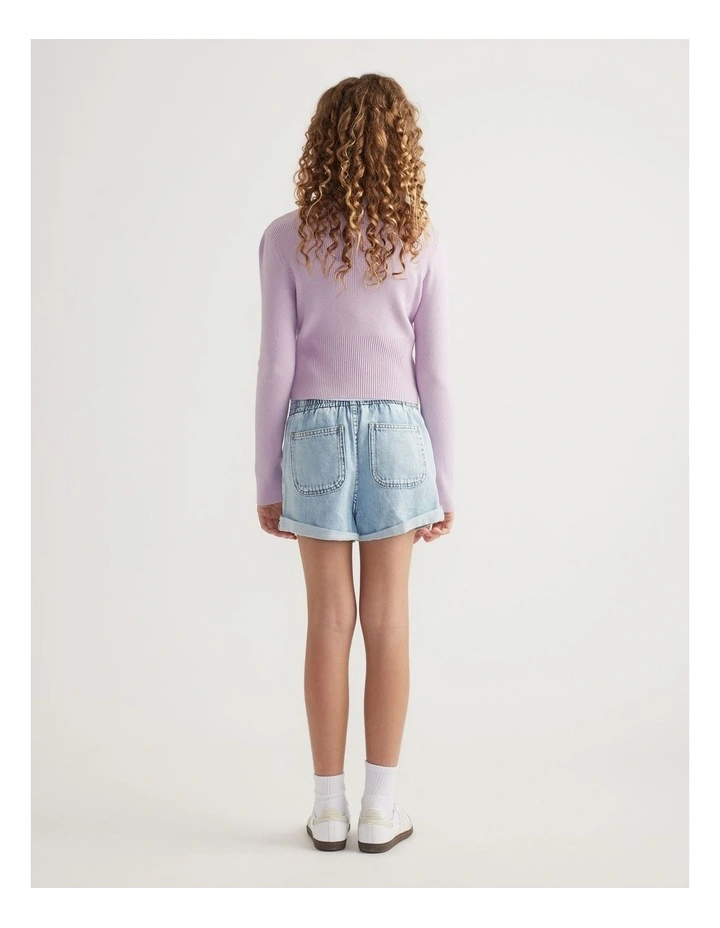 Girls Matilda Zip Up Knit image 2