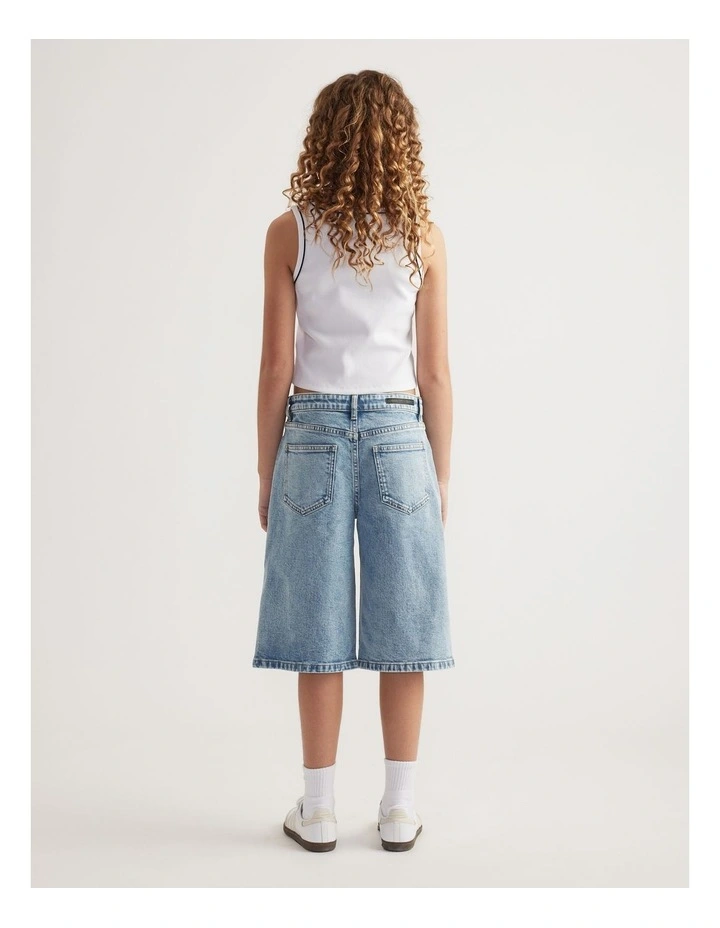 Girls Amber Denim Jort image 2