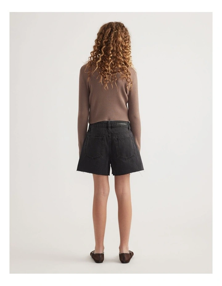 Girls Skye A-Line Denim Shorts image 2