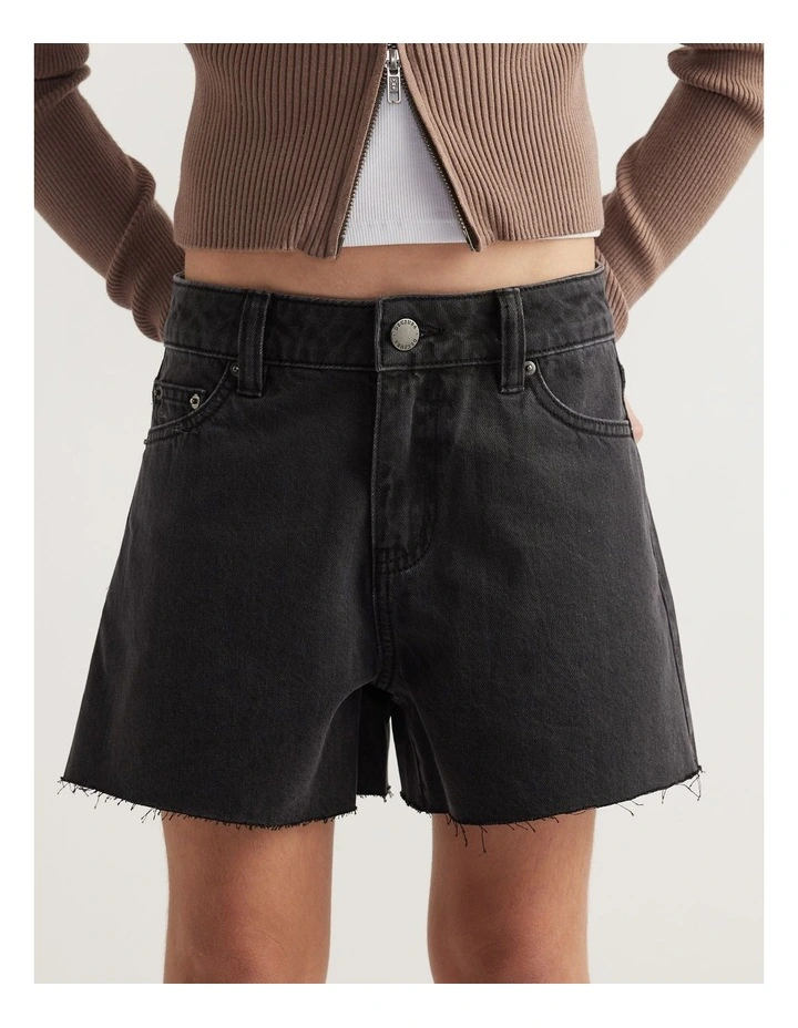 Girls Skye A-Line Denim Shorts image 3