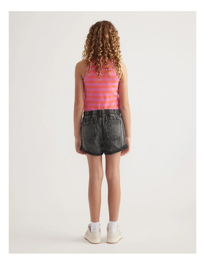 Girls Ivy Denim Pull On Shorts image 2