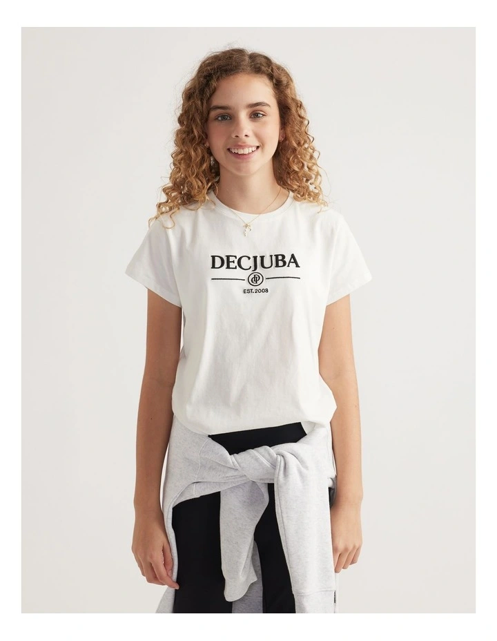 Girls Decjuba Heritage Tshirt image 3