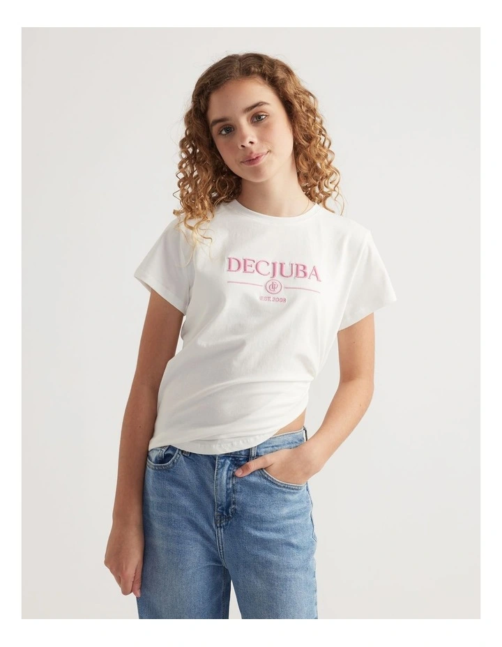 Girls Decjuba Heritage Tshirt image 3