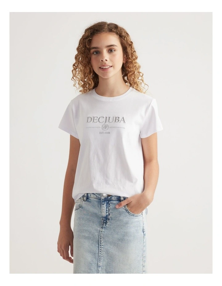 Girls Decjuba Heritage Tshirt image 3