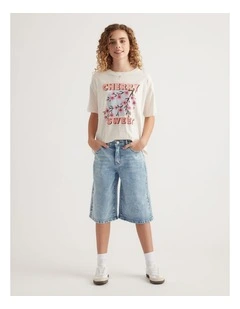 Girls Oversized Blossom Tee
