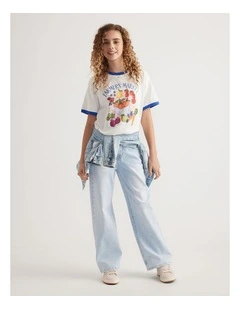 Girls Oversized Market Tee