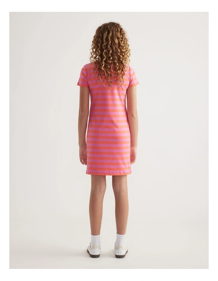 Girls Ava Rib Tshirt Dress image 2