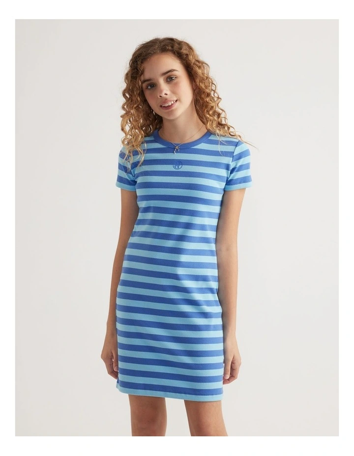 Girls Ava Rib Tshirt Dress image 3