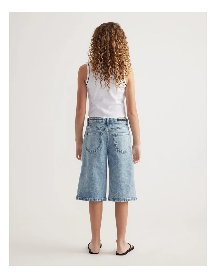 Girls Ava Rib Scoop Tank image 2