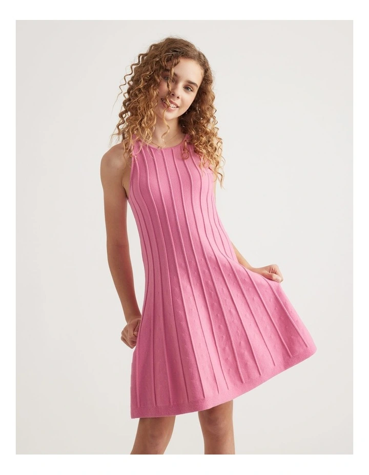 Girls Pippa Knit Dress image 3