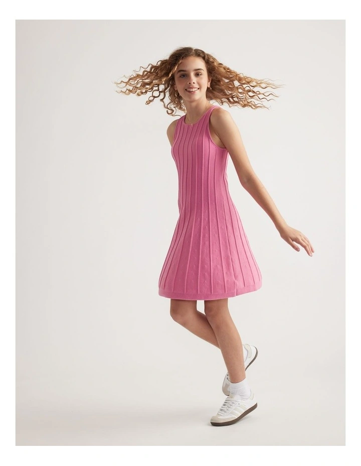 Girls Pippa Knit Dress image 4
