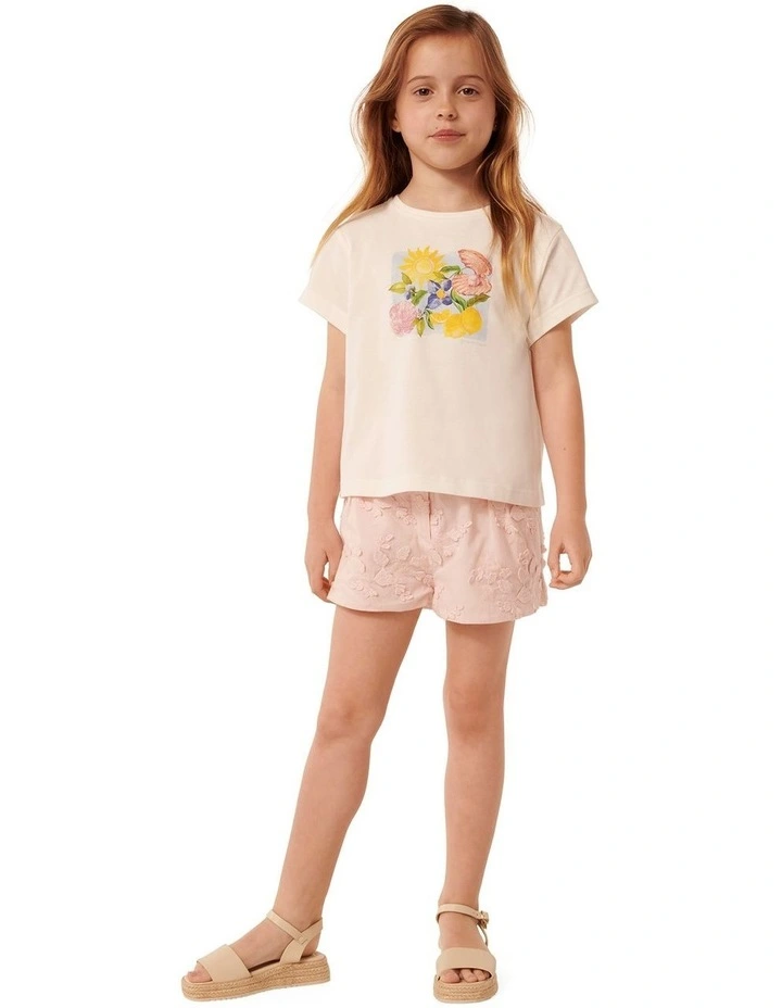 Gretchen Pearly Tee in Cream image 4